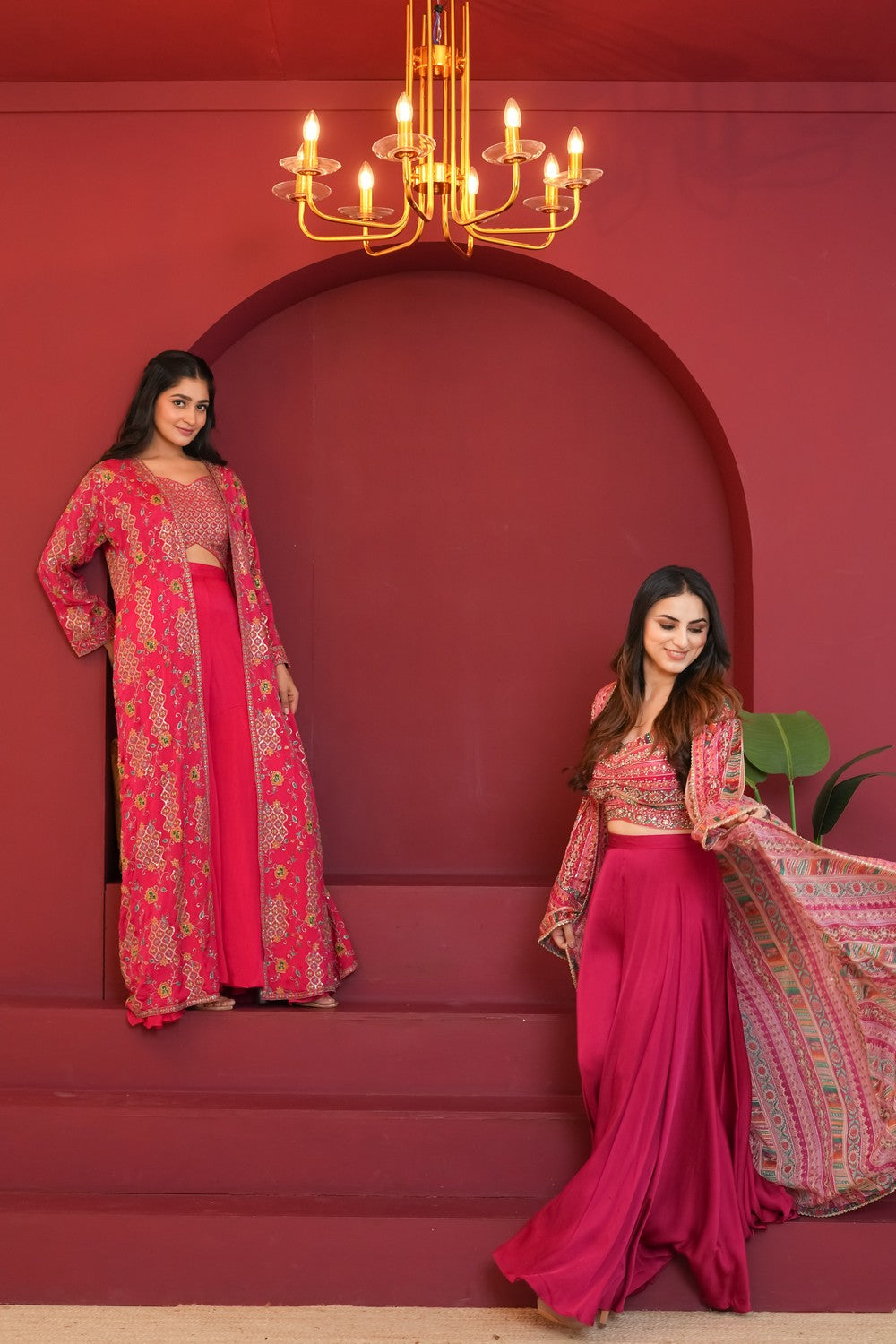 Gulshan Dastaan Fuchsia Pink Dress