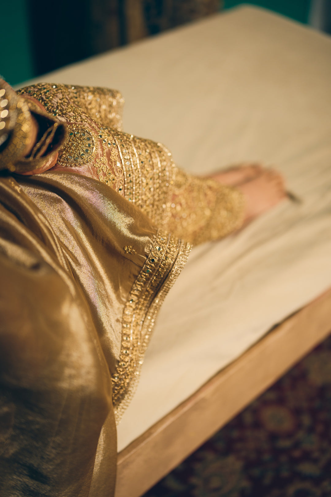 Champagne Gold Classic Salwar Suit
