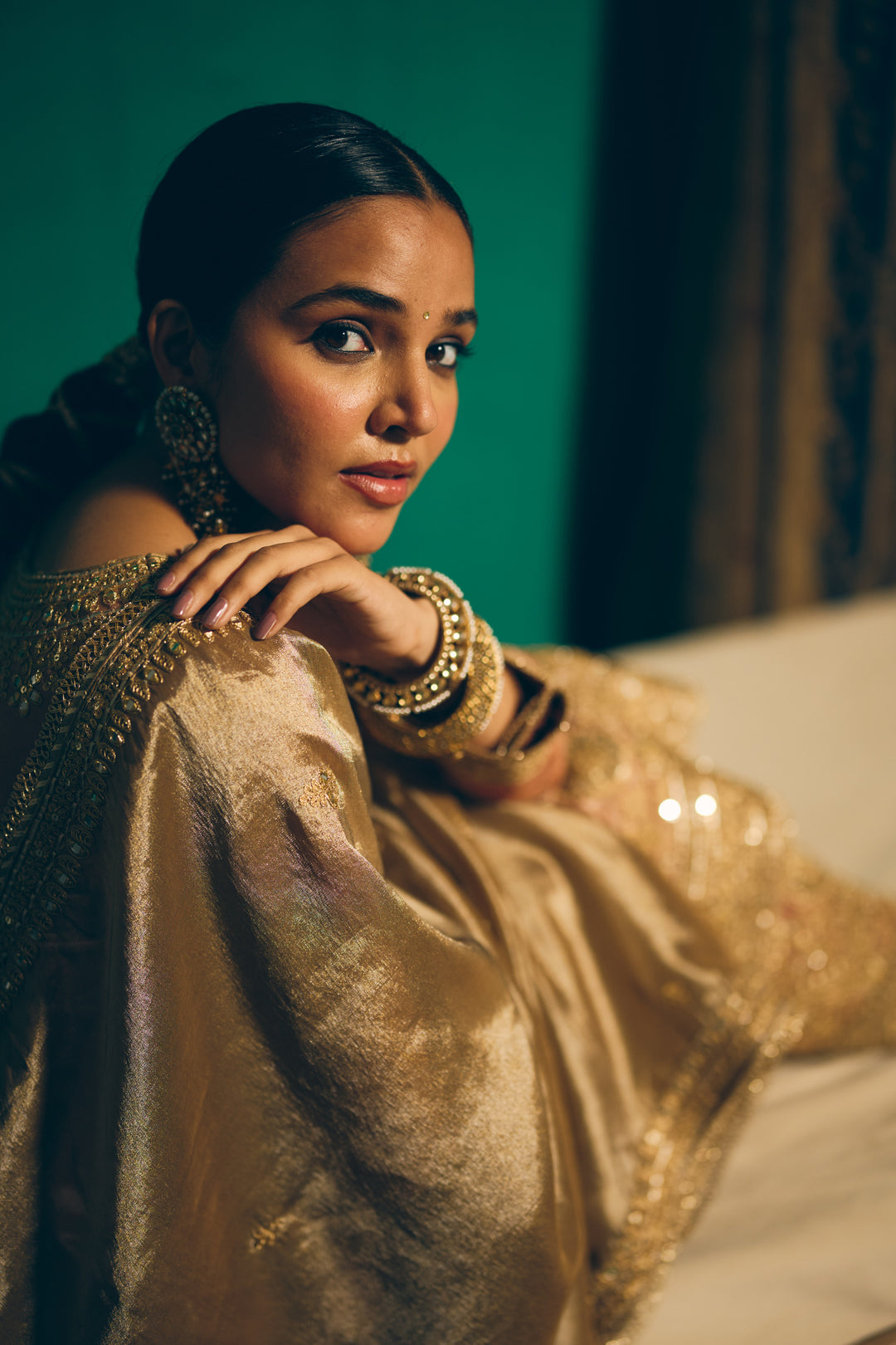 Champagne Gold Classic Salwar Suit