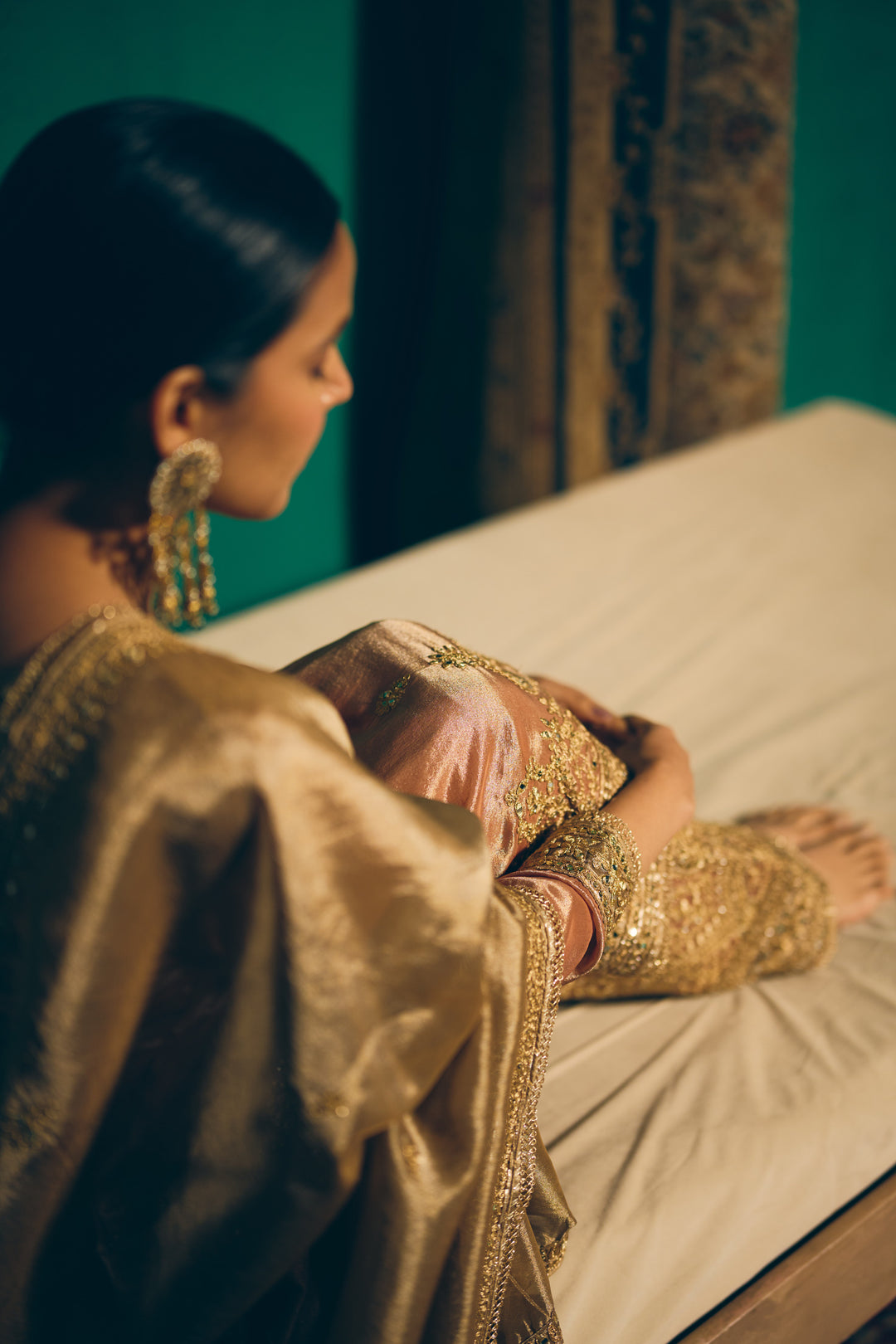 Champagne Gold Classic Salwar Suit