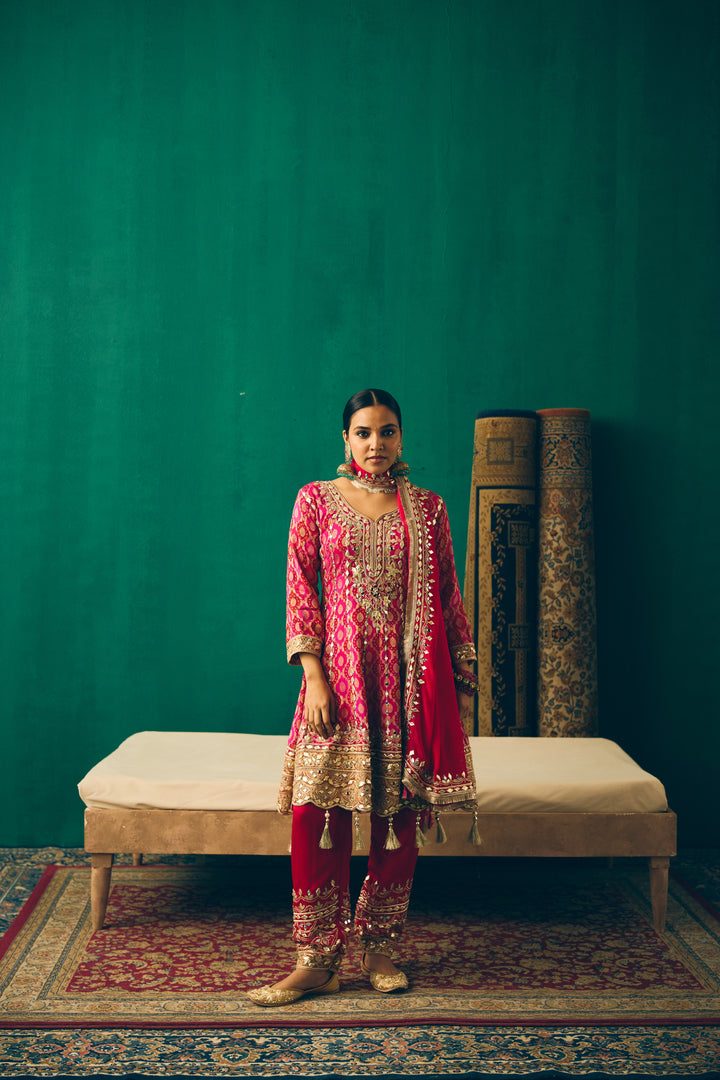 Rani Pink Heritage Suit Set