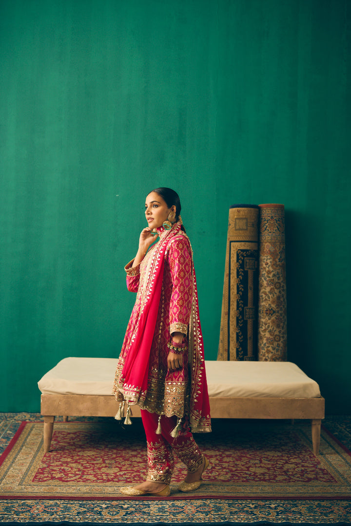 Rani Pink Heritage Suit Set
