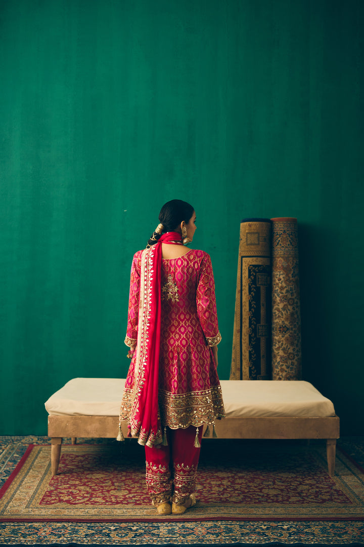 Rani Pink Heritage Suit Set