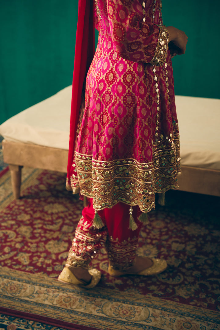 Rani Pink Heritage Suit Set