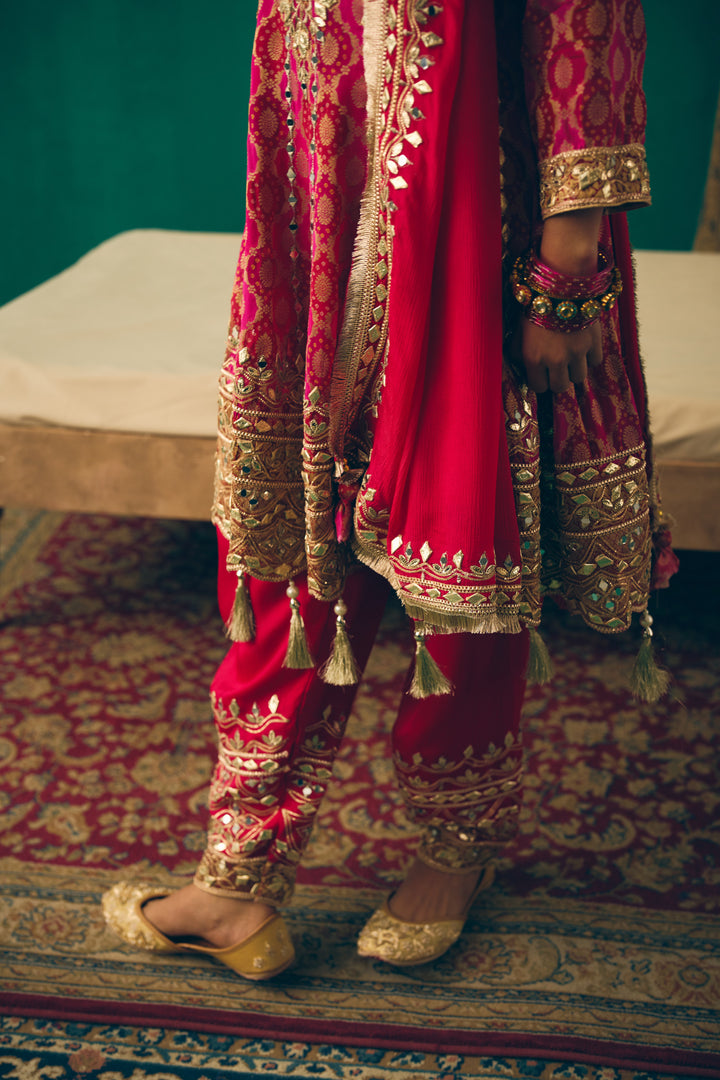 Rani Pink Heritage Suit Set