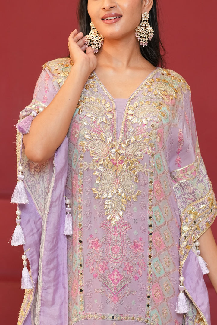 Rang-e-Ulfat Lilac set