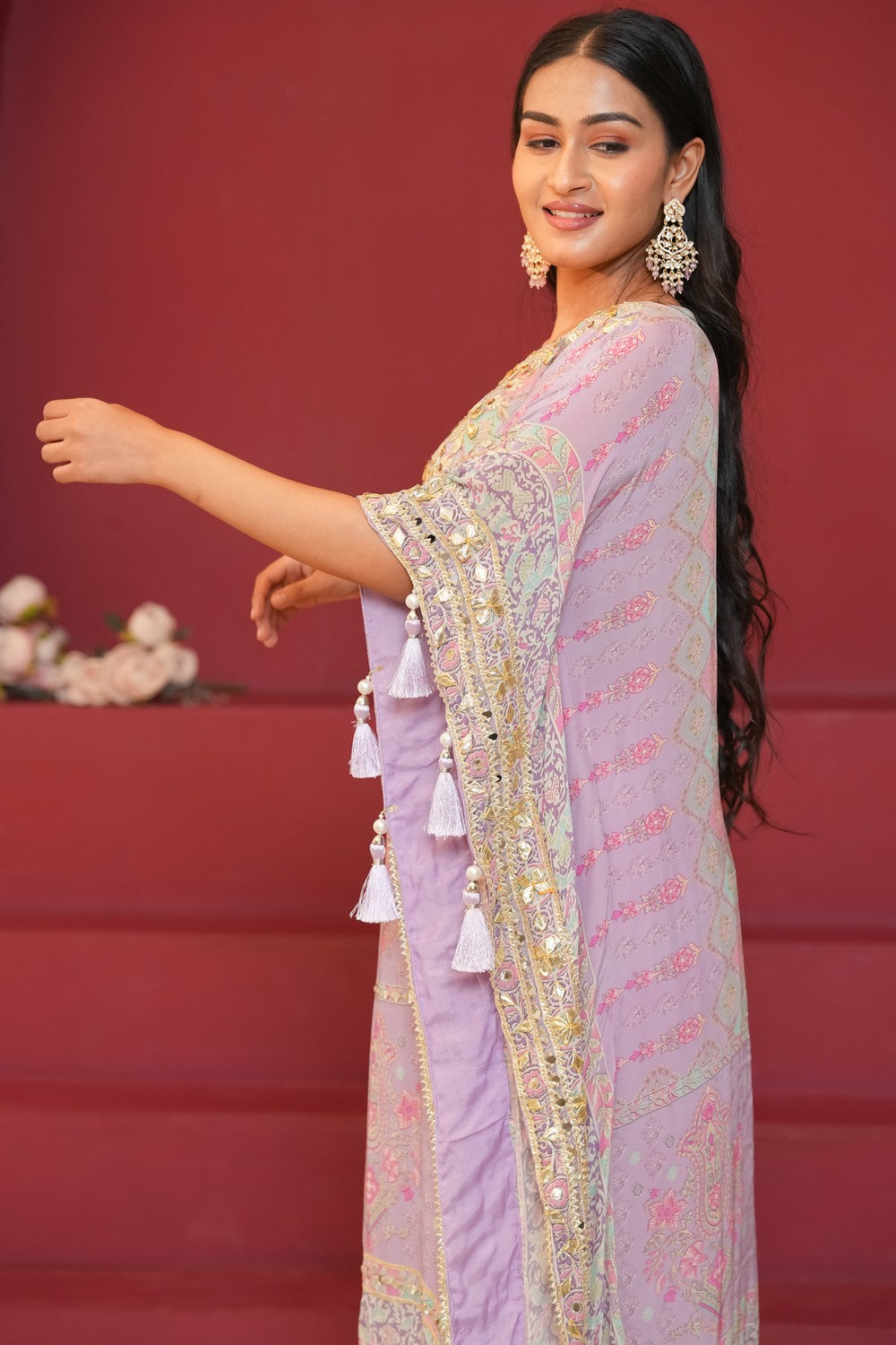 Rang-e-Ulfat Lilac set