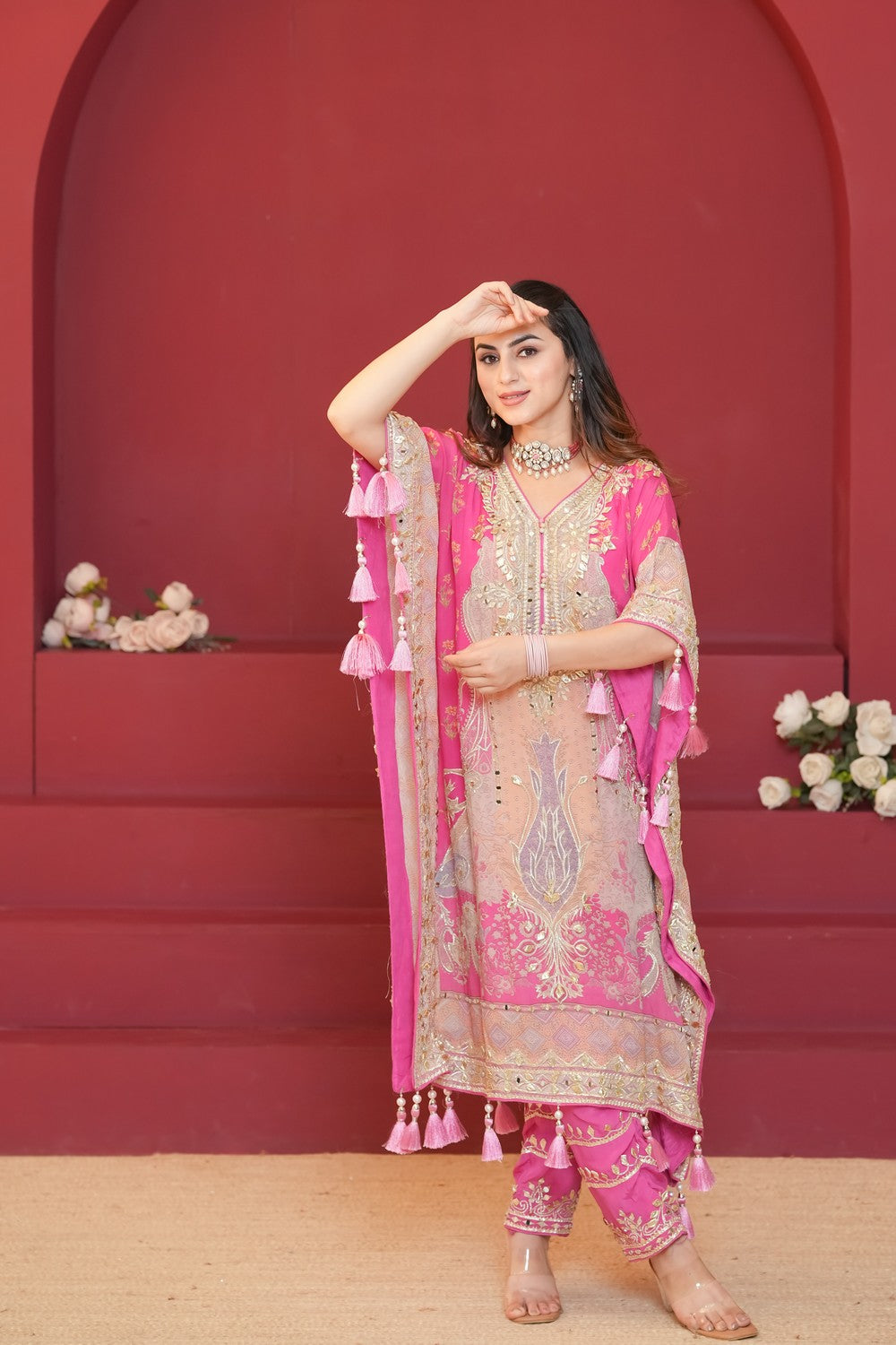 Nafasat Bahaar Pink Ensemble