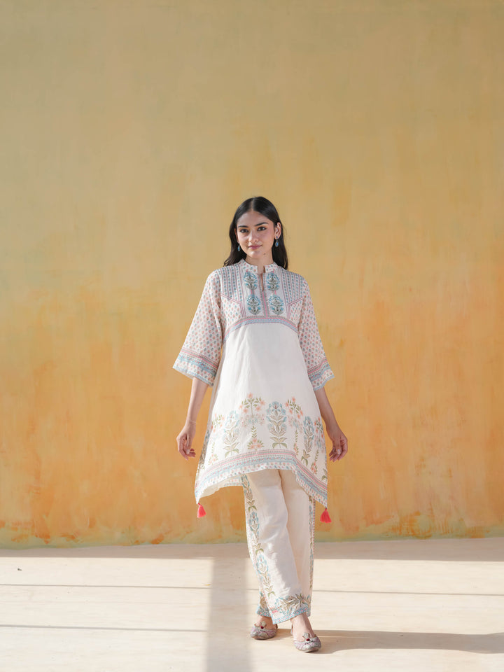 Short Tunic Cotton Co-ord Set