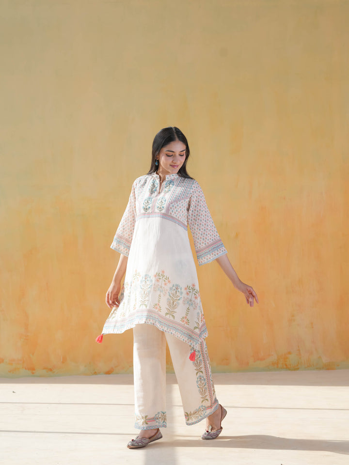 Short Tunic Cotton Co-ord Set