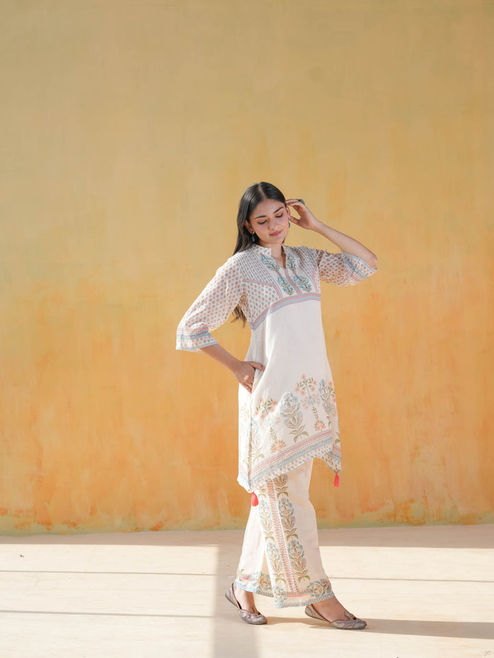 Short Tunic Cotton Co-ord Set