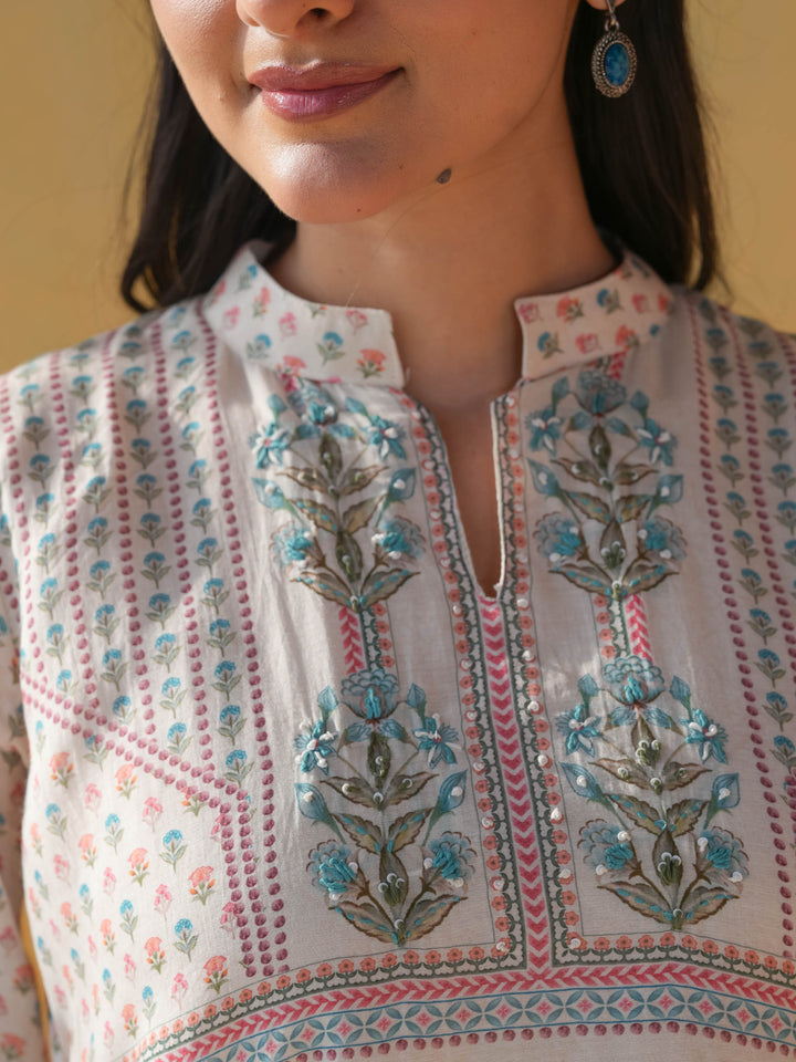 Short Tunic Cotton Co-ord Set