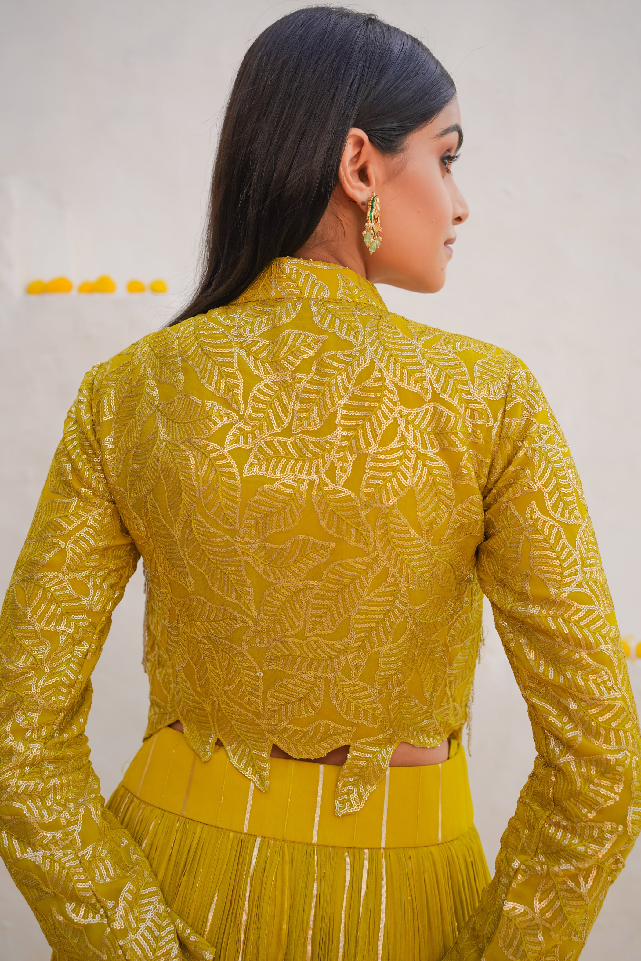 Pritika Vora – Jacket style blouse and lehenga set – Nikaza Asian Couture