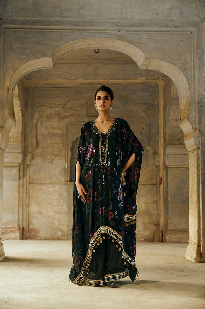 Midnight Sparkle Kaftan Set