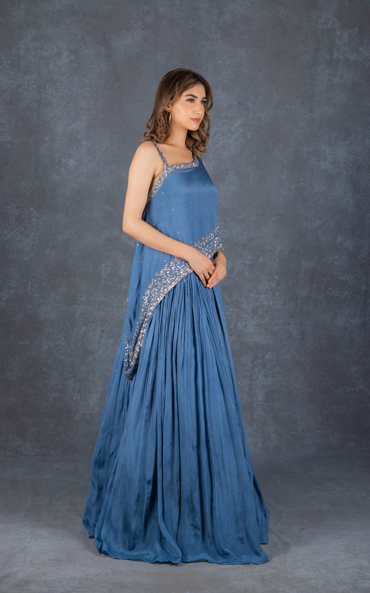 Blue Stylish Gown