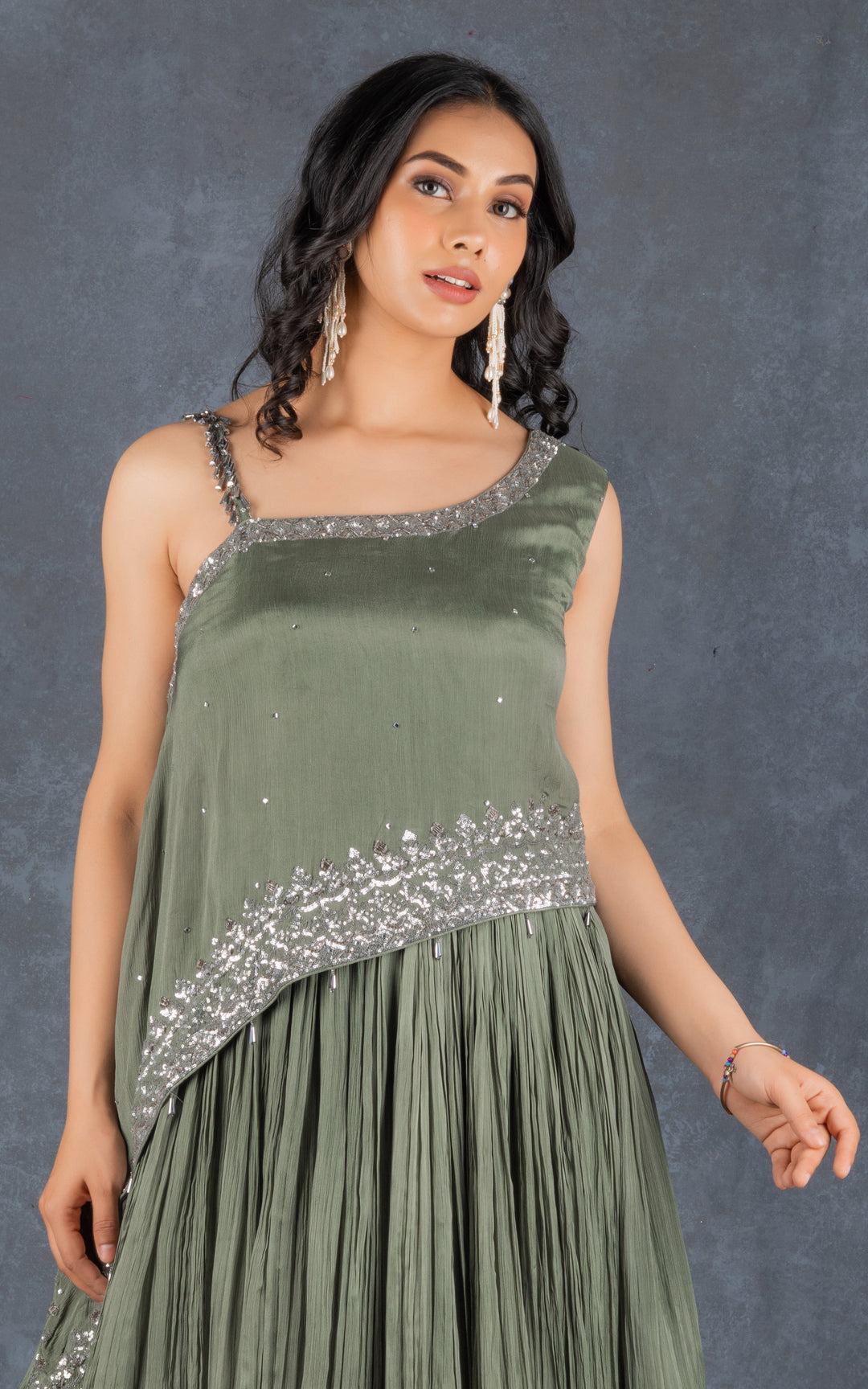 Green Stylish Gown