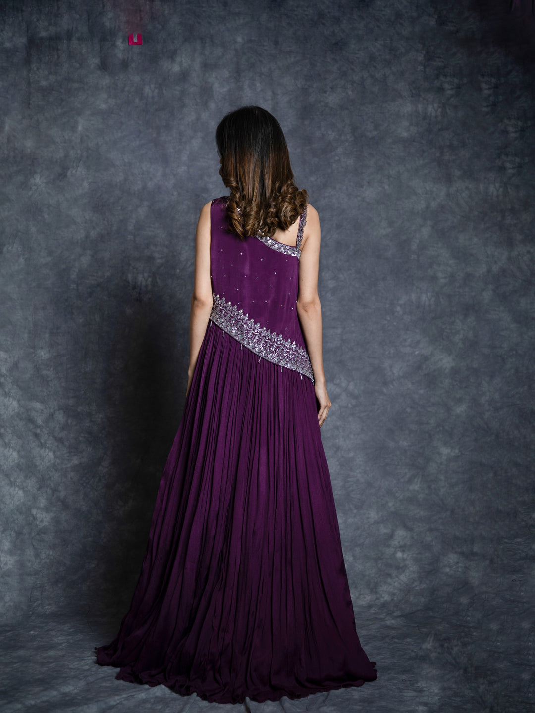 Purple Stylish Gown